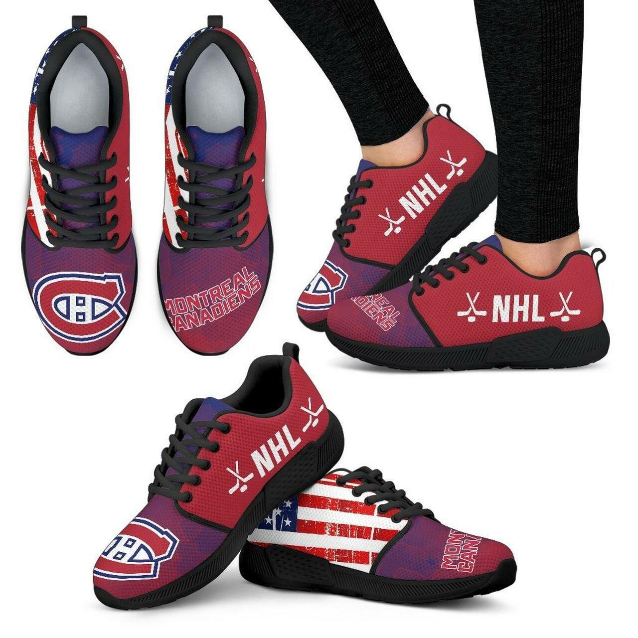 Montreal Canadiens Sneakers Simple Fashion Shoes Athletic Sneaker Running Shoes For Men, Women Shoes14935