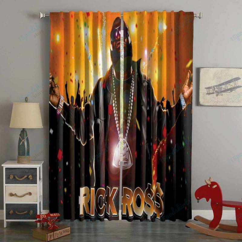 3D Printed Rick Ross Style Custom Living Room Curtains