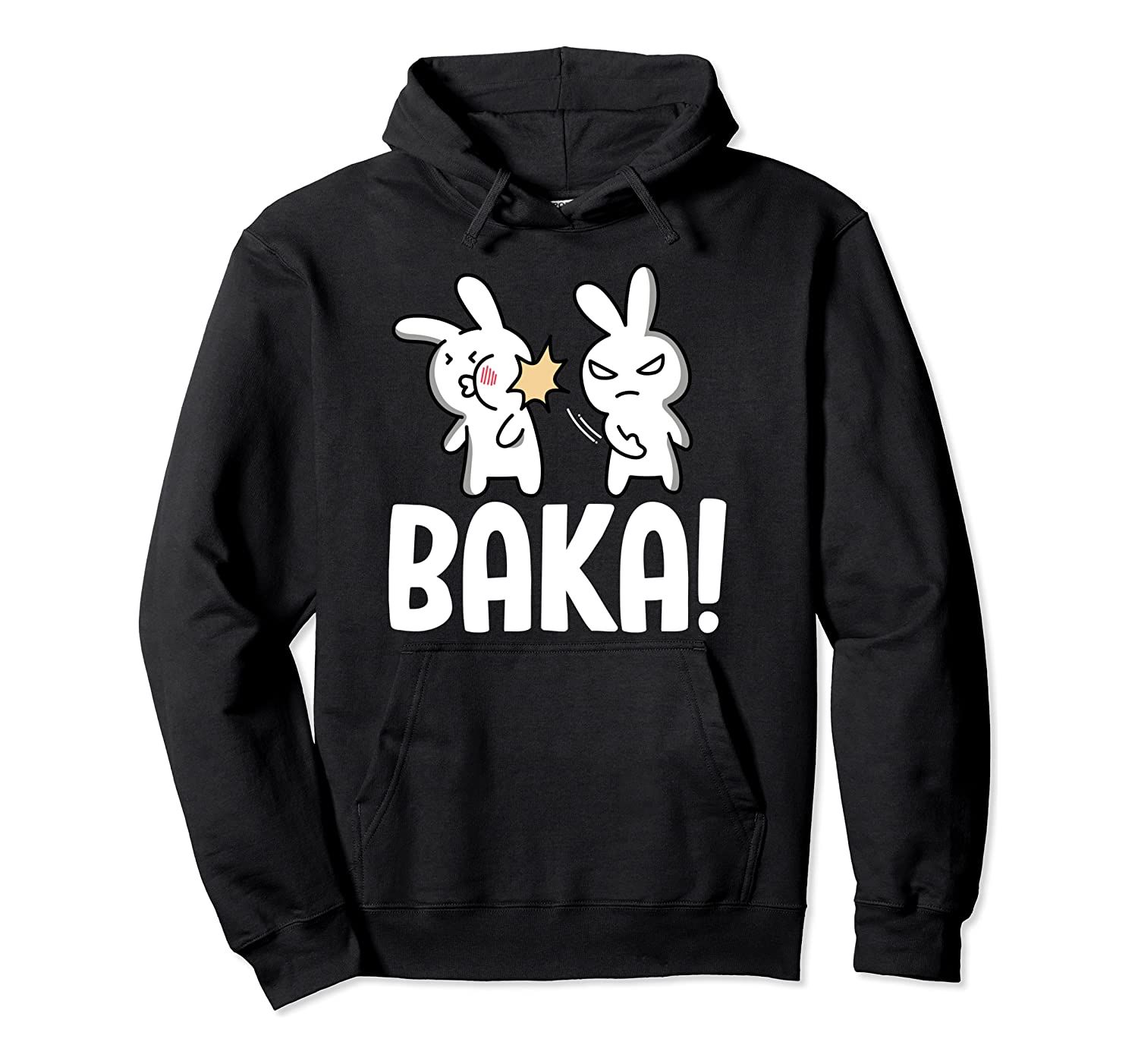 Baka Rabbit Slap Funny Anime Lover Japanese Cute Kawaii Pullover Hoodie, T-Shirt, Sweatshirt