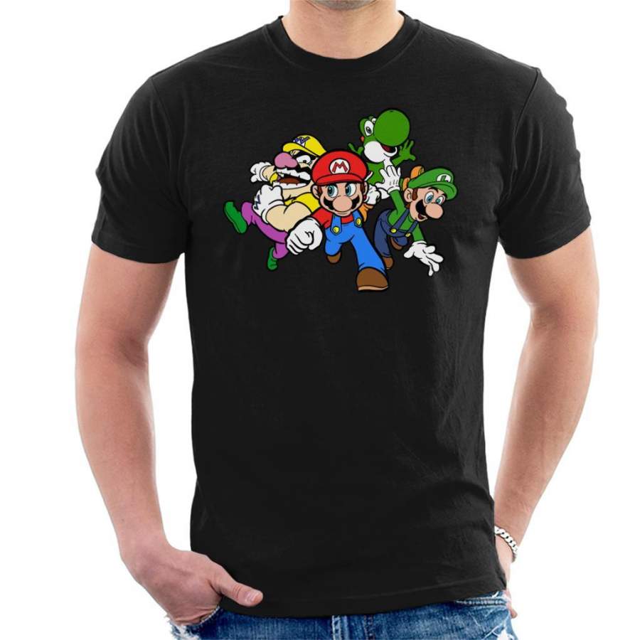 Team Super Mario Men’s T-Shirt