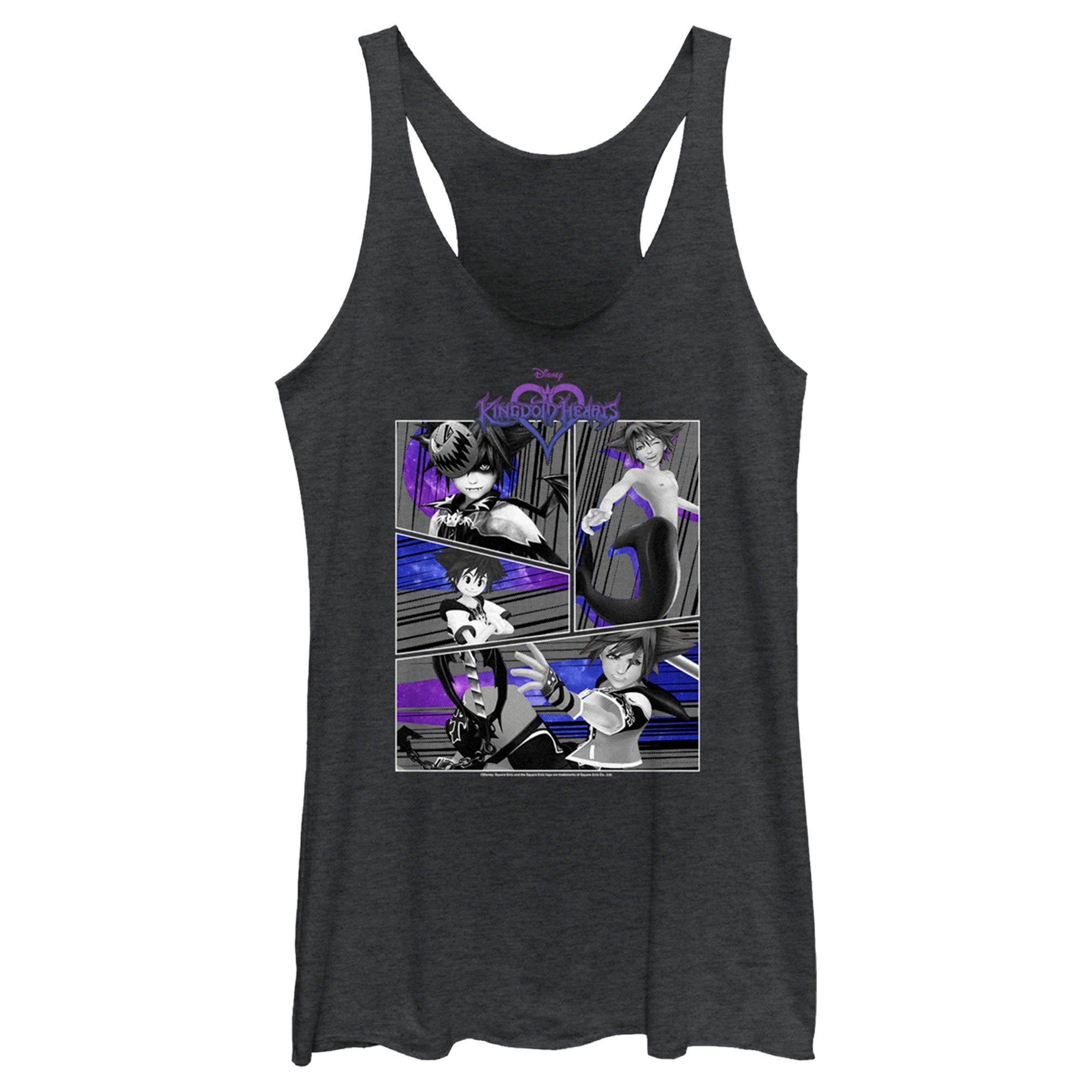 Women’S Kingdom Hearts 1 Sora Different Styles Racerback Tank Top