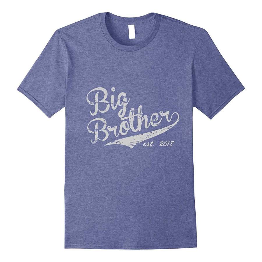 Big Brother Est. 2018 Vintage Style Tee – Adult & Youth Size