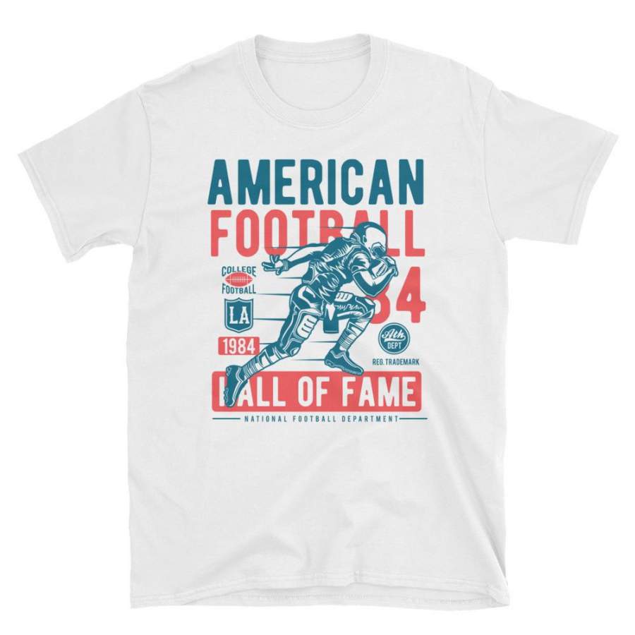 American Football Hall Of Fame Vintage Poster T-Shirt