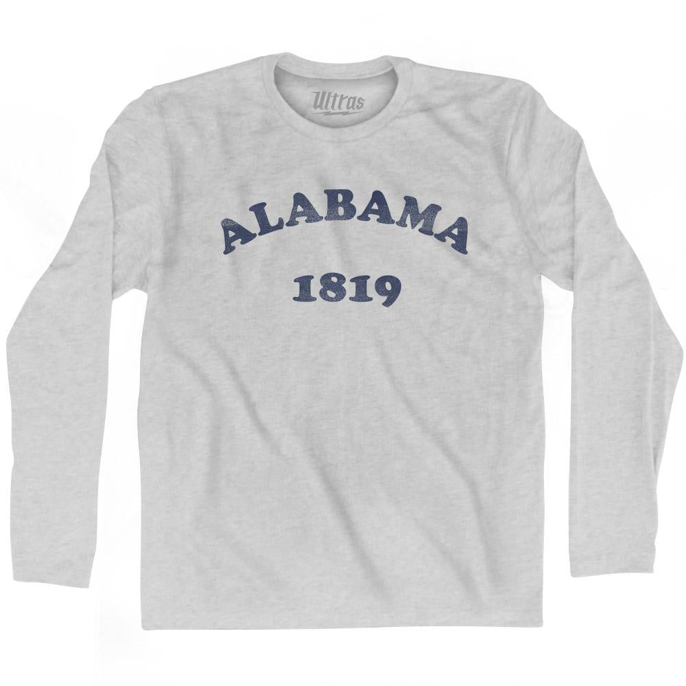 Alabama State 1819 Adult Cotton Long Sleeve Vintage T-shirt