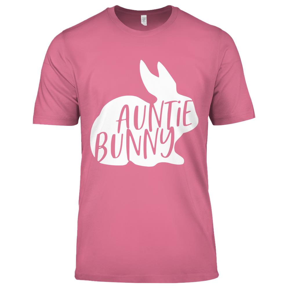 Auntie Bunny Cute Rabbit Family Matching Happy Easter Day Premium T Shirts