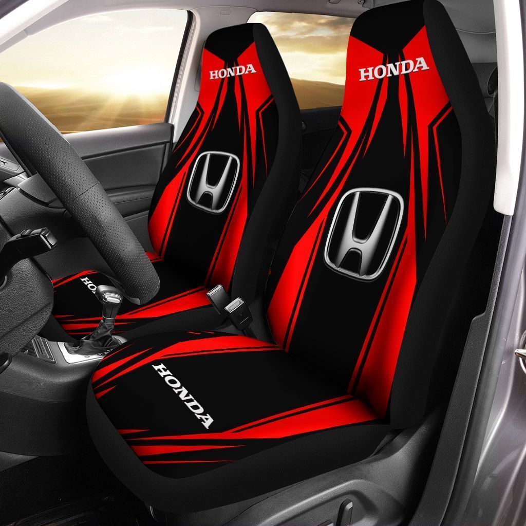 Honda  Car Seat Cover (Set Of 2) Ver2 (Red)