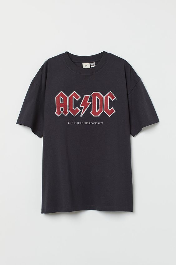 ACDC Let There Be Rock 1977 T-shirt