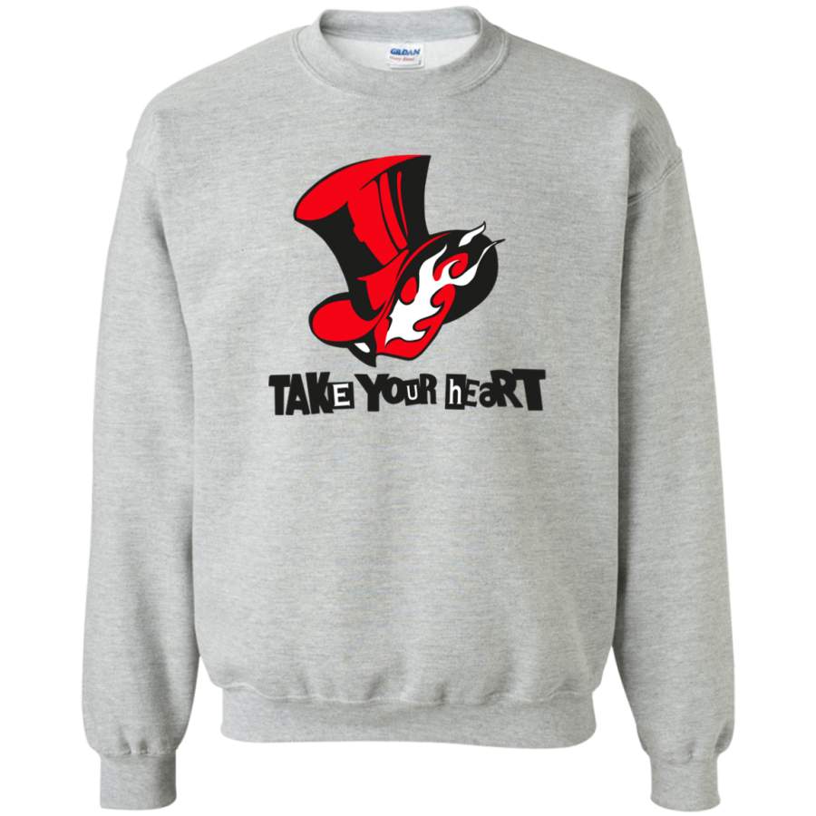 AGR Persona 5 Take Your Heart Crewneck Pullover Sweatshirt