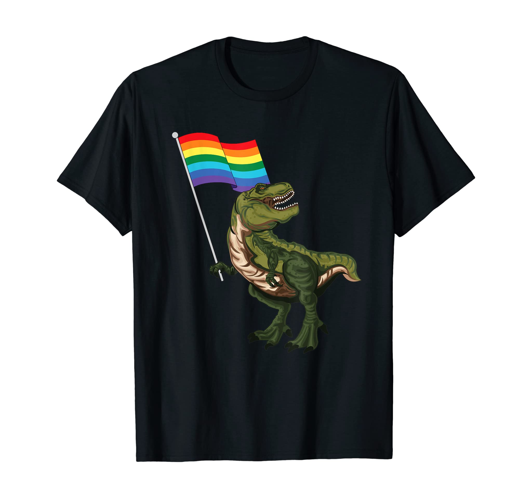 Pride Dinosaur Lgbt Gay Lesbian Transgender Trans Nonbinary T-Shirt