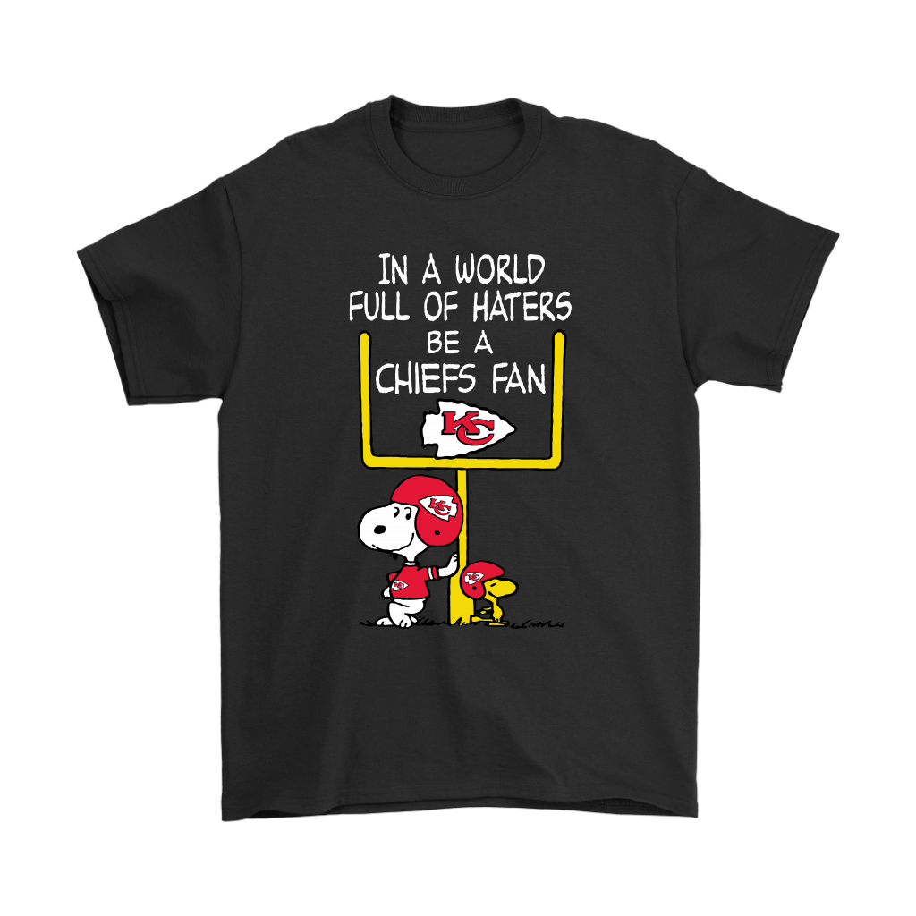 High quality Be A Chiefs Fan Kansas City Chiefs x Snoopy Mashup Shirts