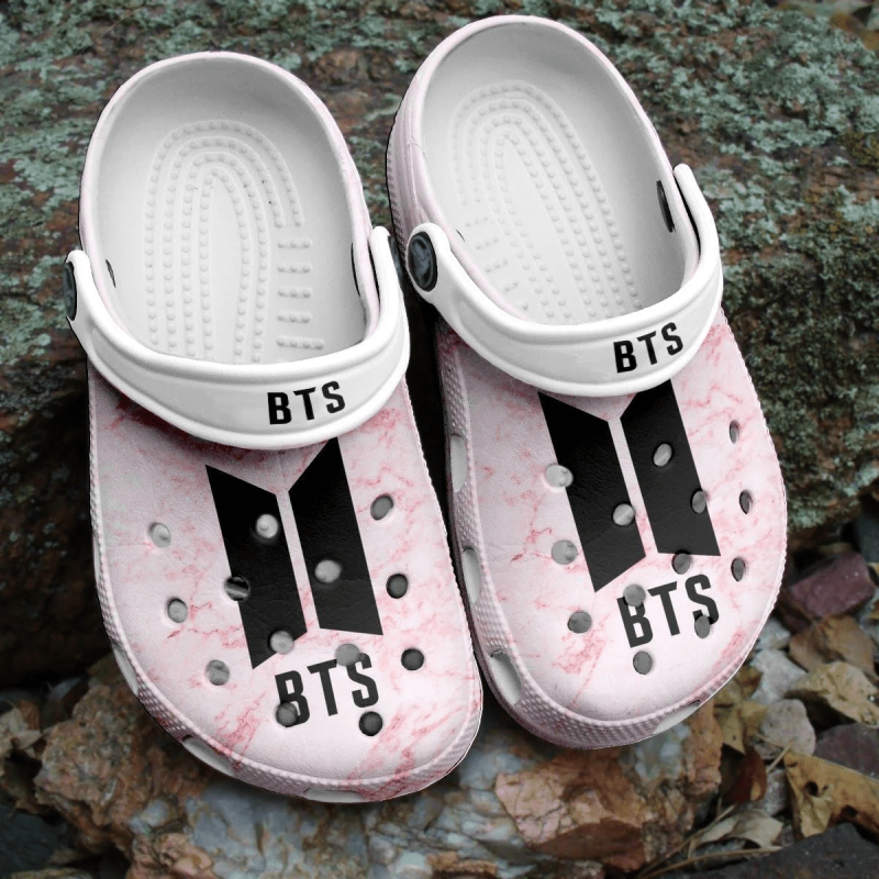 BTS Jungkook Pattern Crocband Clogs Shoes Crocs Comfortable For Men Women