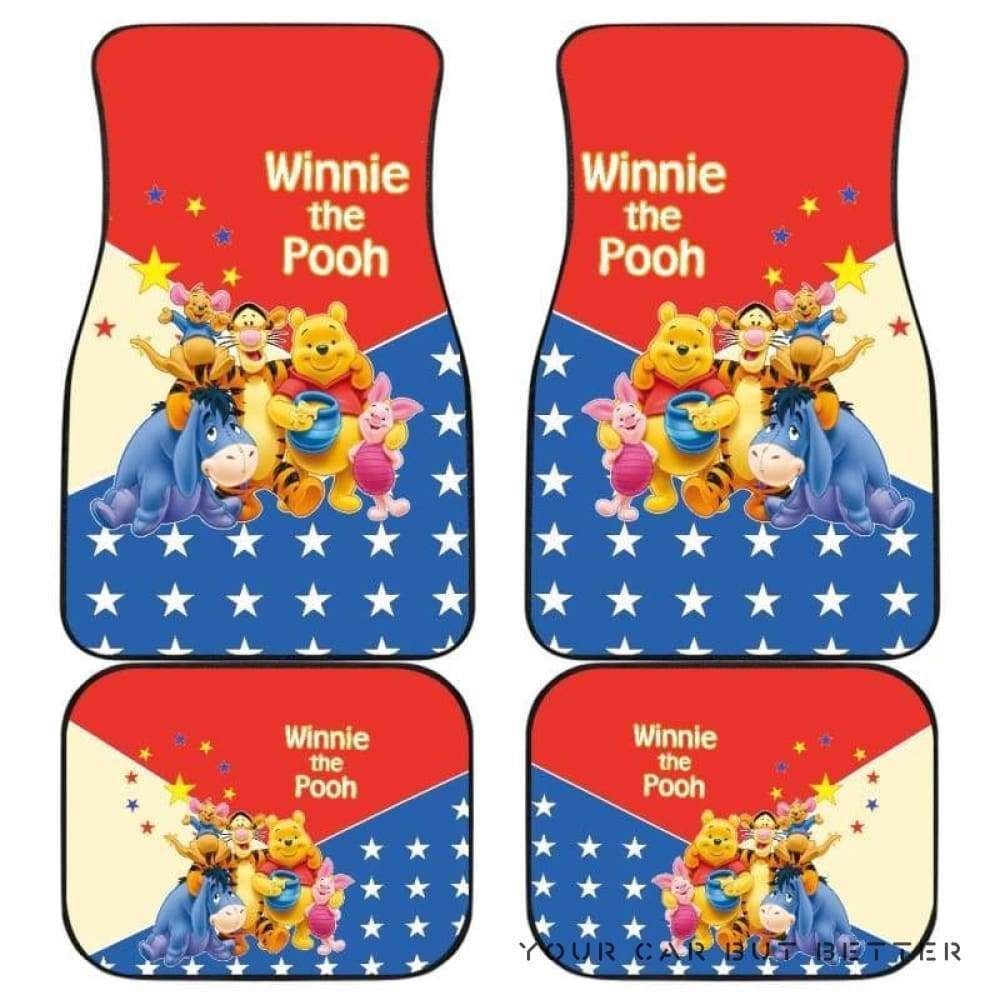 Winnie The Pooh Car Floor Mats 081812 Personalized Car Seat Floor Mat Custom Print V10853