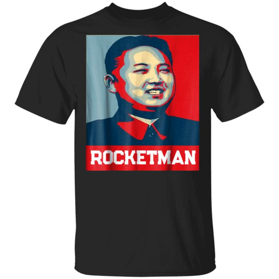 Rocket Man Kim Jong Un TShirt  Funny North Korea Shirt