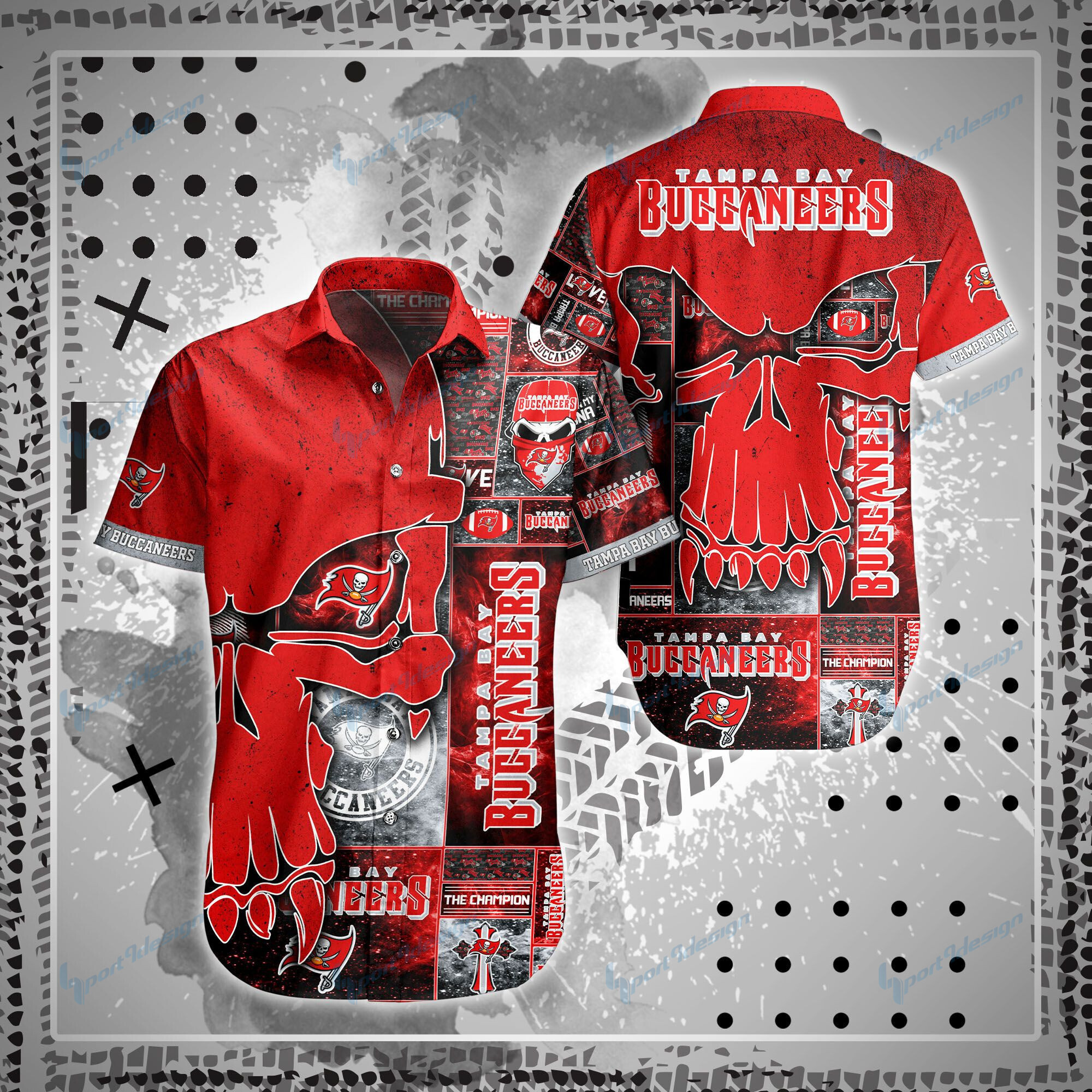 Tampa Bay Buccaneers Shirt And Shorts Bg93