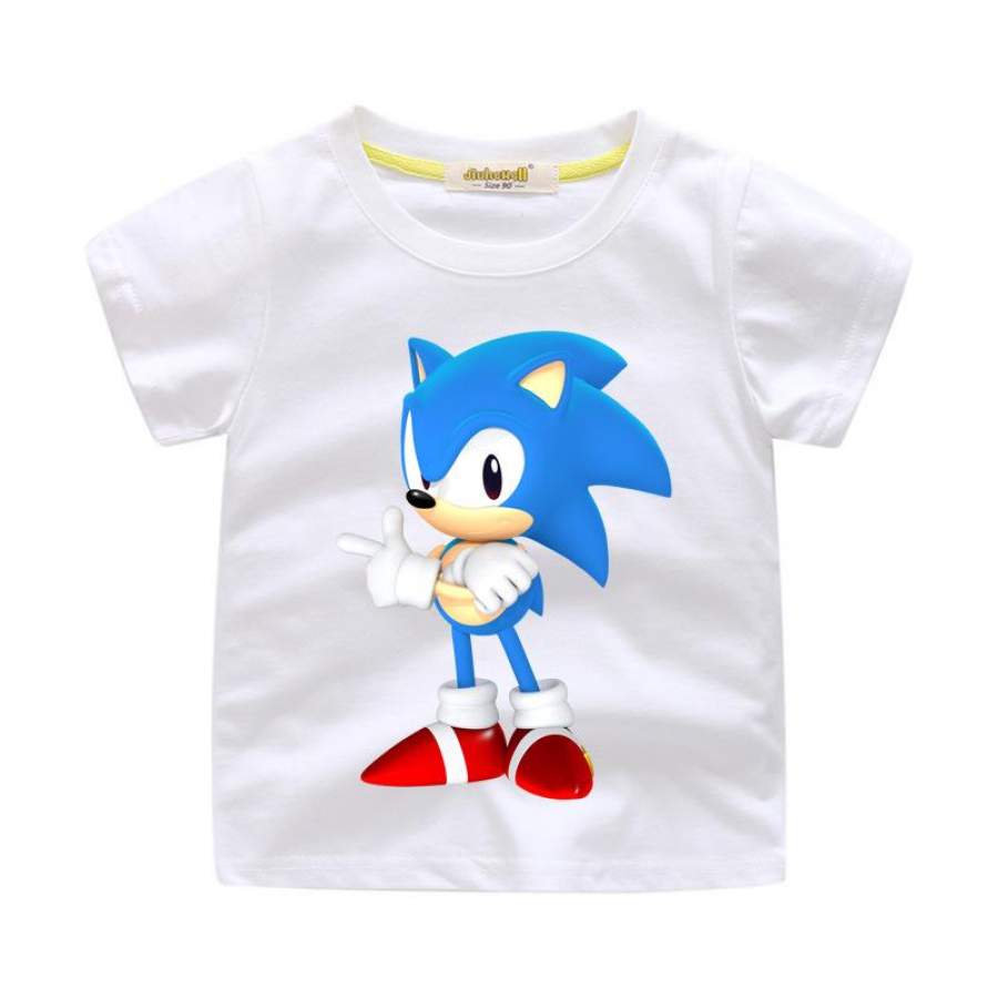 3D Sonic the hedgehog Digital Printing tshirt for boys and girls