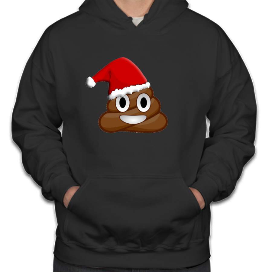 Christmas poop emoji Hoodie