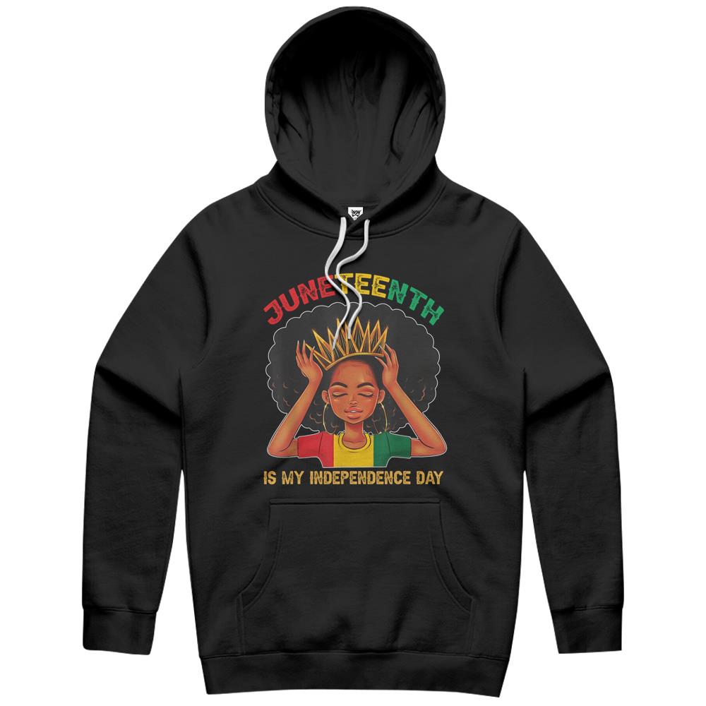 Juneteenth Shirt, Juneteenth Hoodie, Juneteenth Tee Shirts, Juneteenth Is My Independence Day – Black Girl Black Queen Hoodie