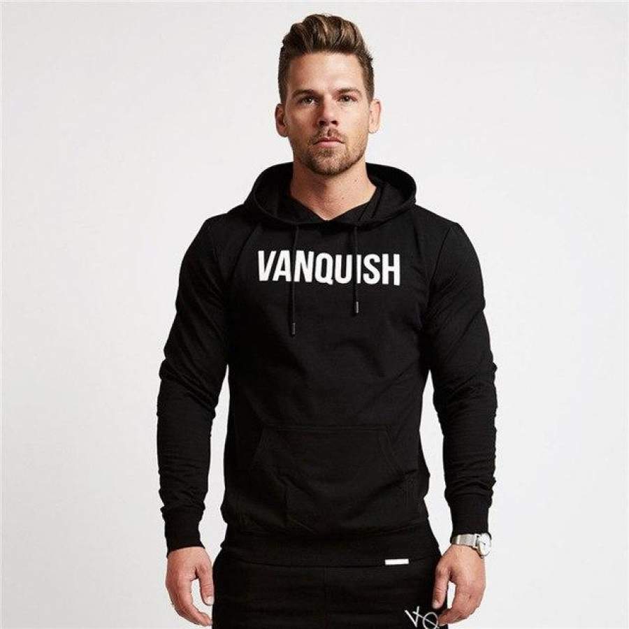 2018 Men New fashion Leisure brand Hoodies Sweatshirt gyms Fitness bodybuilding pullover sportswear male Hooded Jacket clothing