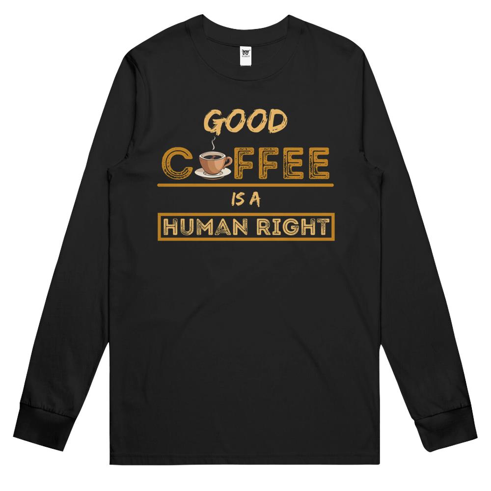 Good Iced Coffee Is A Human Right Essential1 (2) Long Sleeve T Shirts