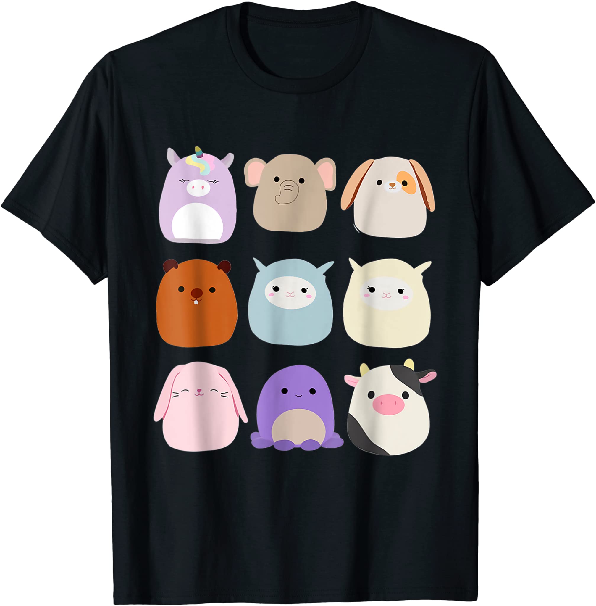 Unicorn Set Card Squishmallow T-Shirt