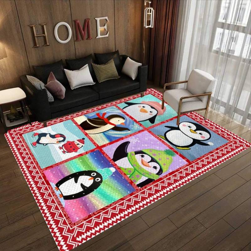 Cute Penguin D1008 Rug