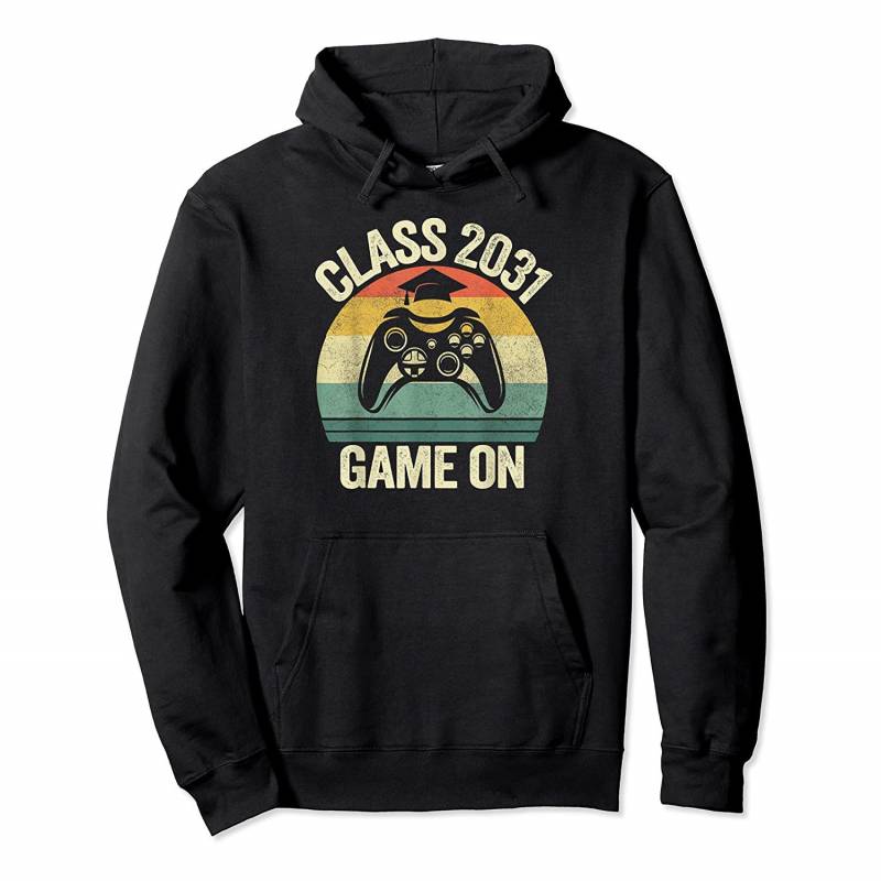 1st First Grade Class Of 2031 Game On Gamer Tee Grow With Me Pullover Hoodie, T-Shirt, Sweatshirt