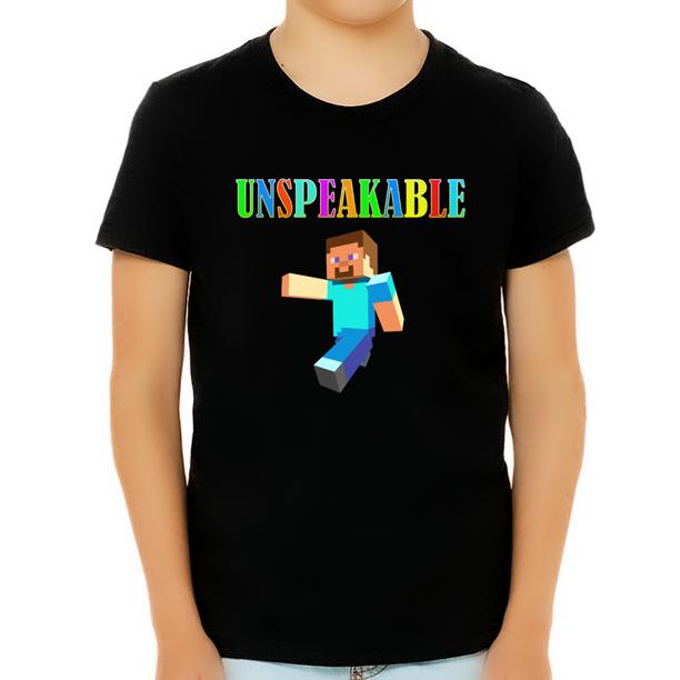 Unspeakable Merch Kids T Shirt Unspeakable Shirt Unspeakable Merch For Boys, Kids, Youth & Teens Minecraft Shirt For Kids ,Hoodie