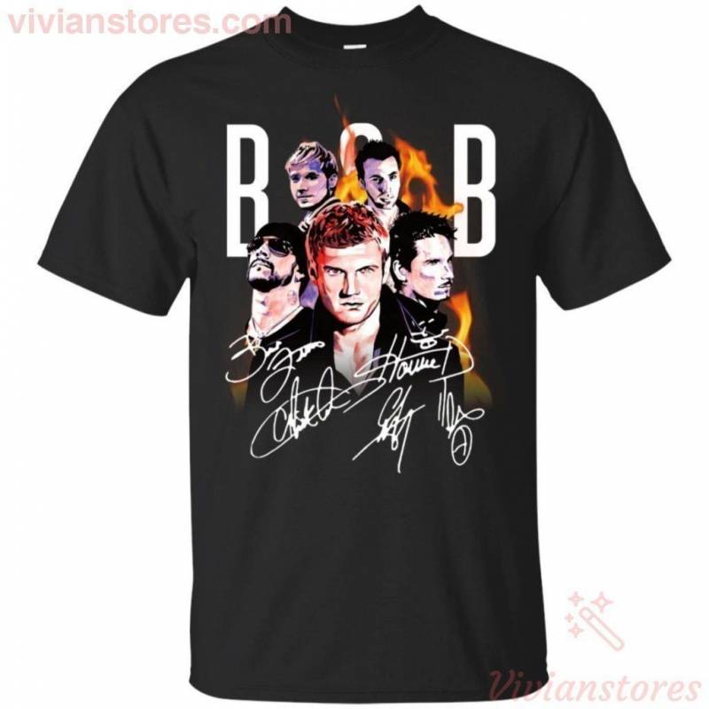 Backstreet Boys Graphic Band Signatures T-Shirt Men Women Fan Gift PT08