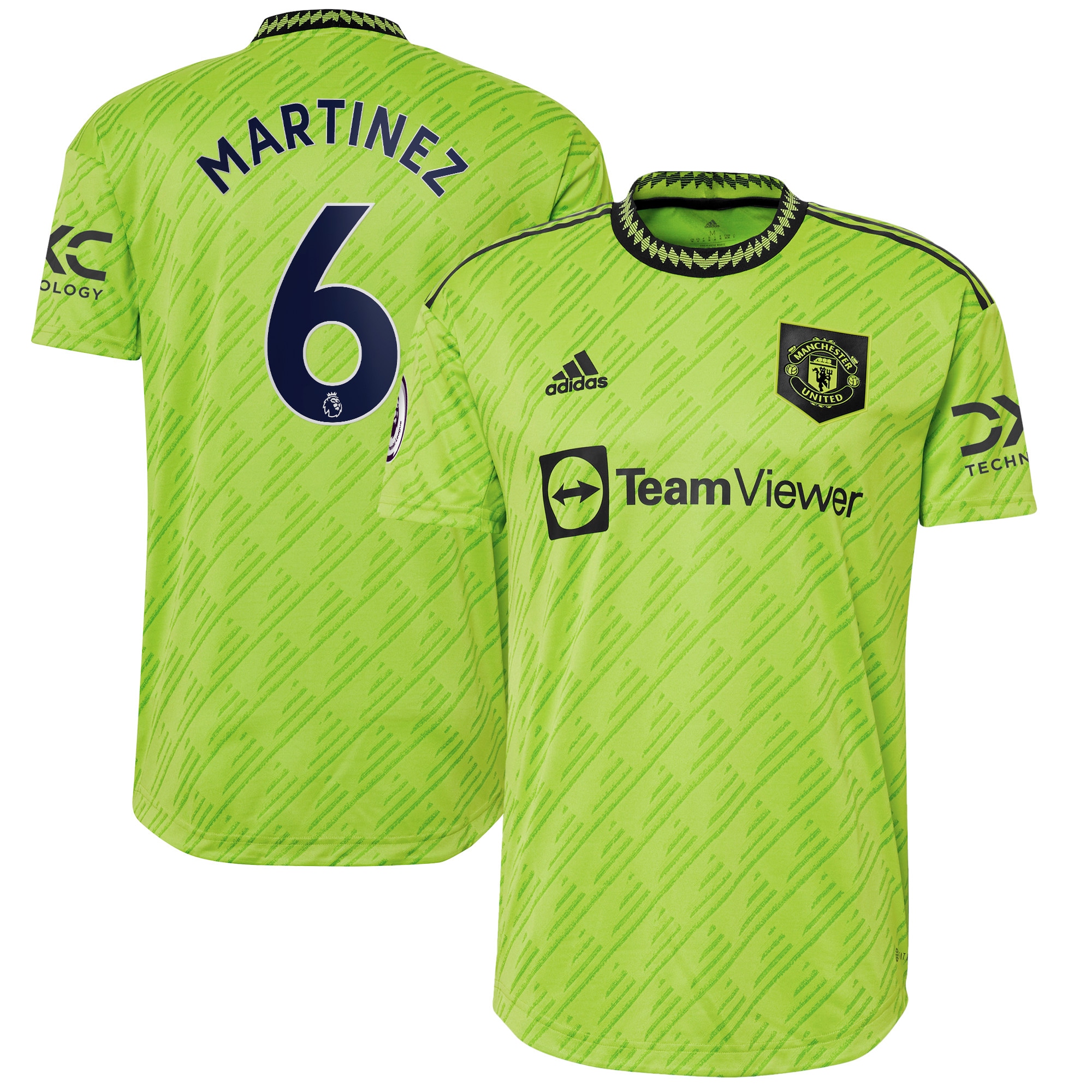 Lisandro Martínez Manchester United 2022/23 Third Authentic Player Jersey – Neon Green