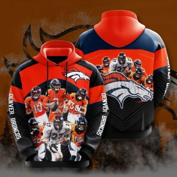 Denver Broncos 3D Pull Over Hoodie 3D Zipper Hoodie For Men And Women Zipper Hoodie 8 Ds0 05073