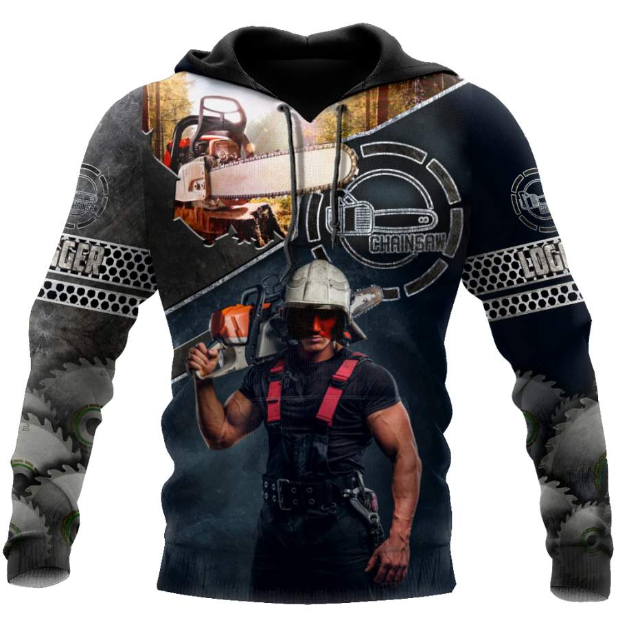 3D Premium Chainsaw Logger  Unisex Shirts TNA11052001