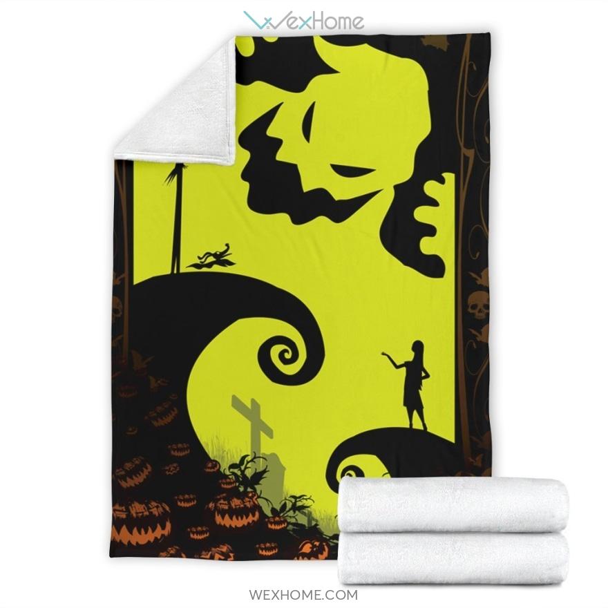 Nightmare Before Christmas Night Premium Blanket