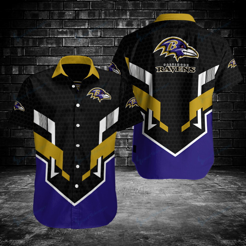 Baltimore Ravens Button Shirts Bg296