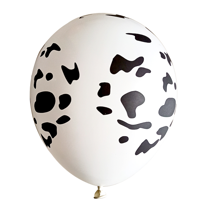 1set 12inch Jungle Animal Latex Balloons Cow Tiger Zebra Leopard Foil Balloon Birthday Party Decor Kids Birthday Gift Globos alx