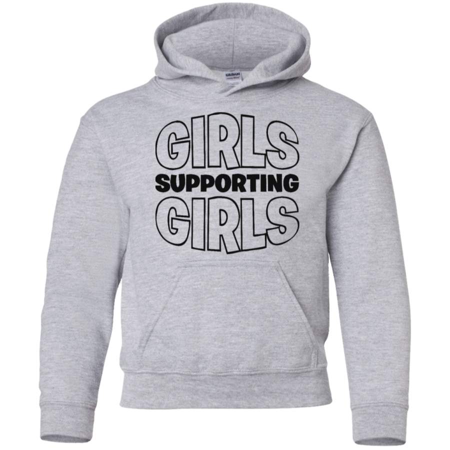 AGR girls supporting girls Youth Pullover Hoodie