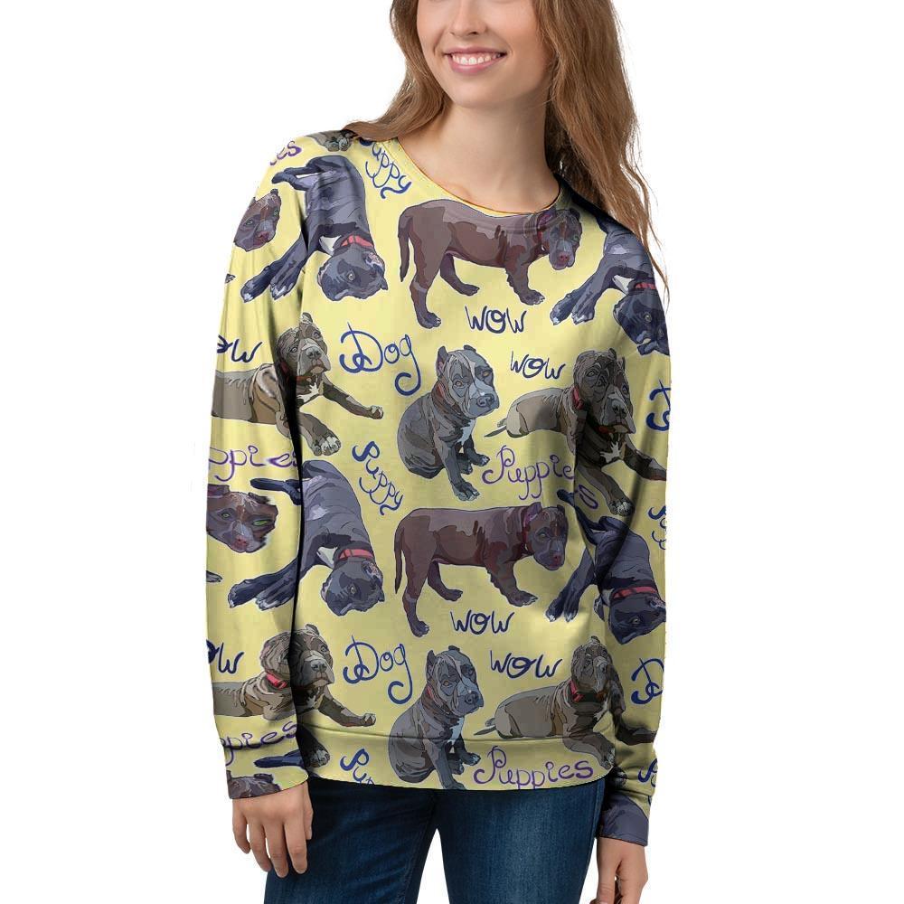 Pitbull Puppy Women’S Sweatshirt