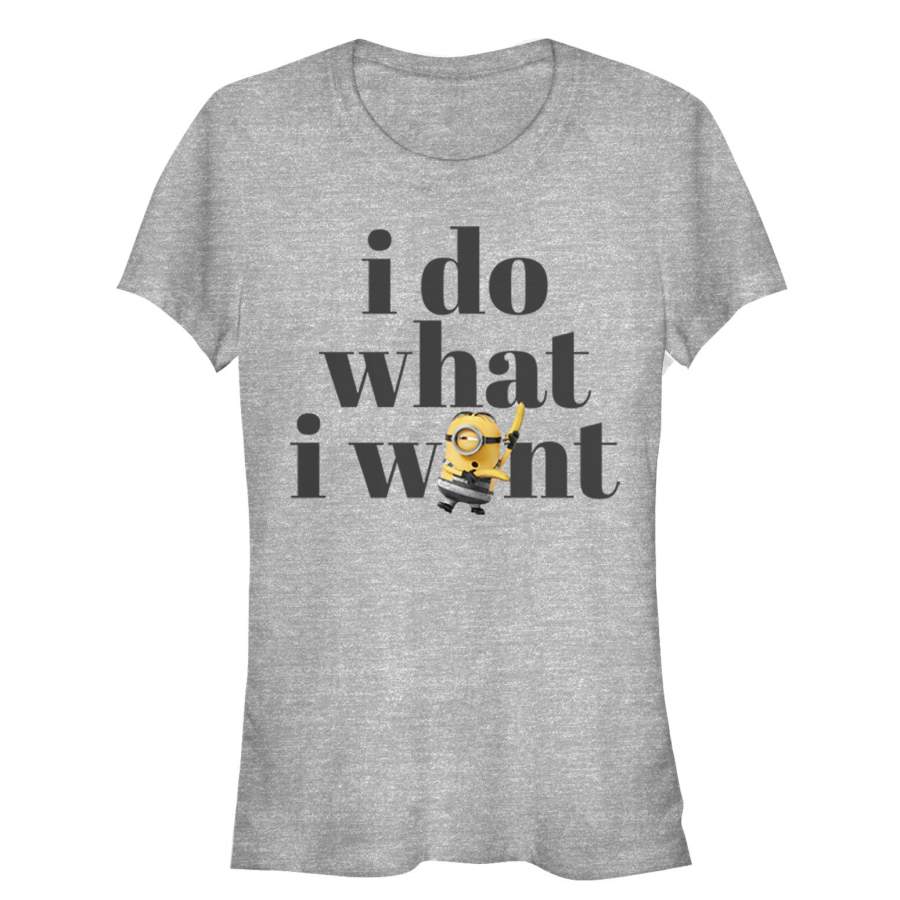 Despicable Me 3 Junior’s Minion Do What I Want  T Shirt