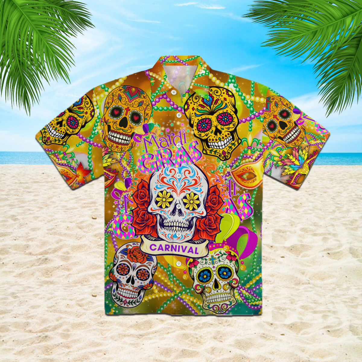 Happy Mardi Gras Carnival Hawaii Shirt For Men Women Ha38633