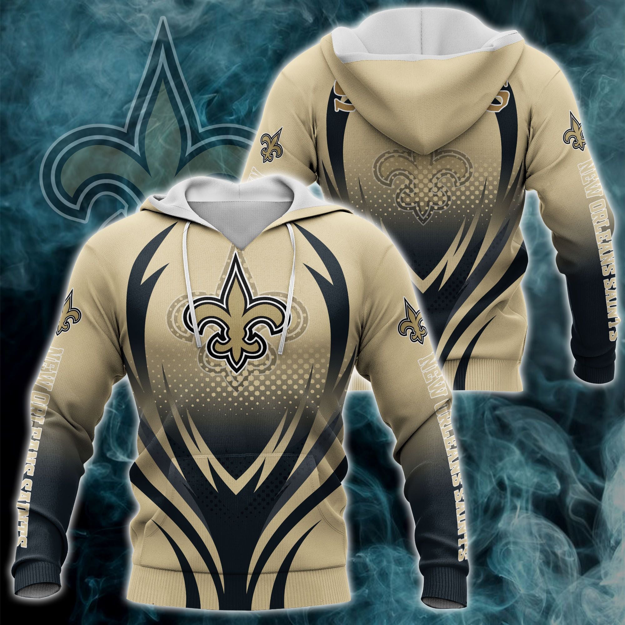 New Orleans Saints Hoodies Cheap 3D Print H04Fs