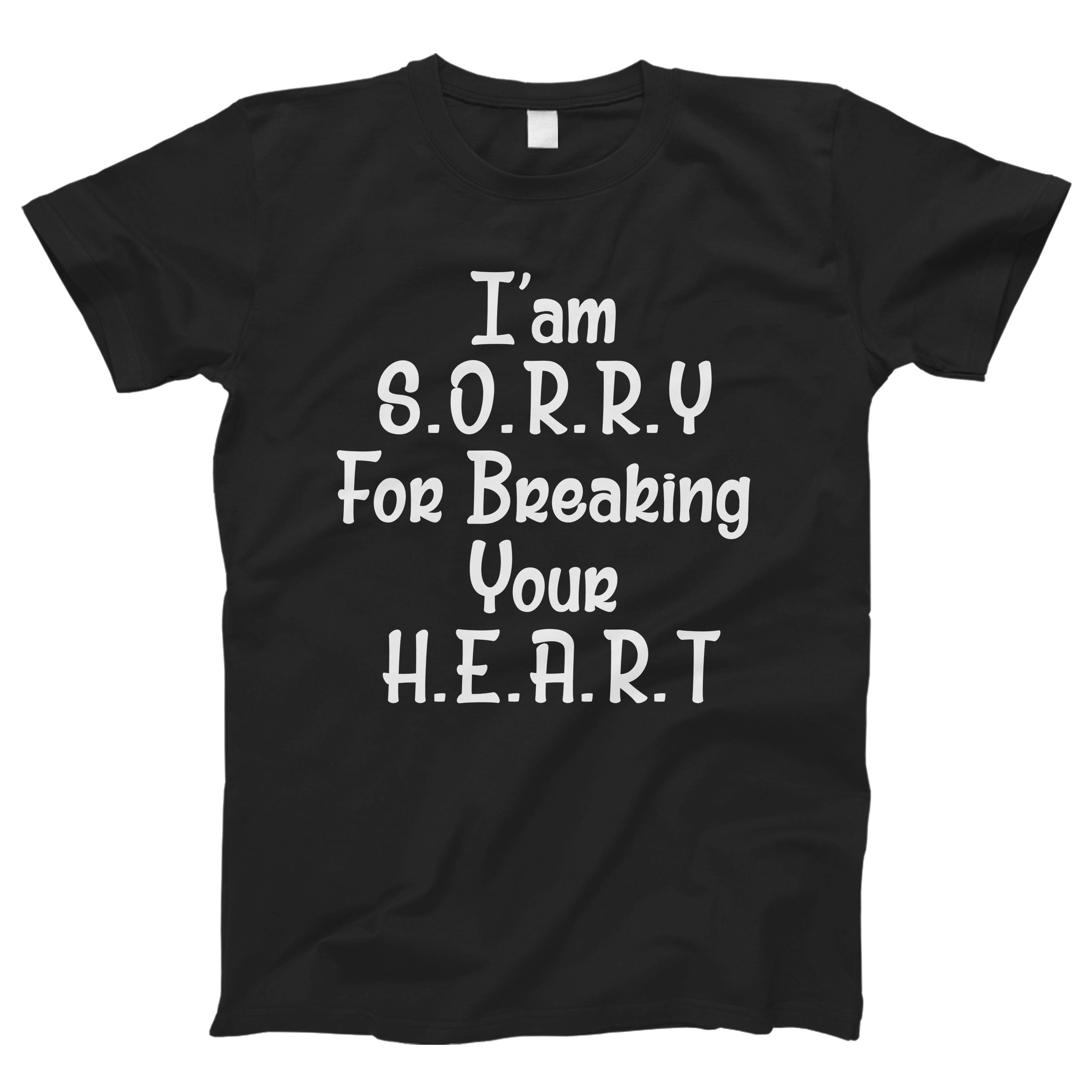 Adele Hello I Am Sorry For Breaking Your Heart Man’s Tee T-Shirt