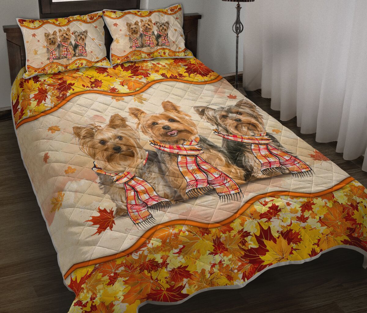 Yorkshire Terrier – Quilt Bed Set Tt020