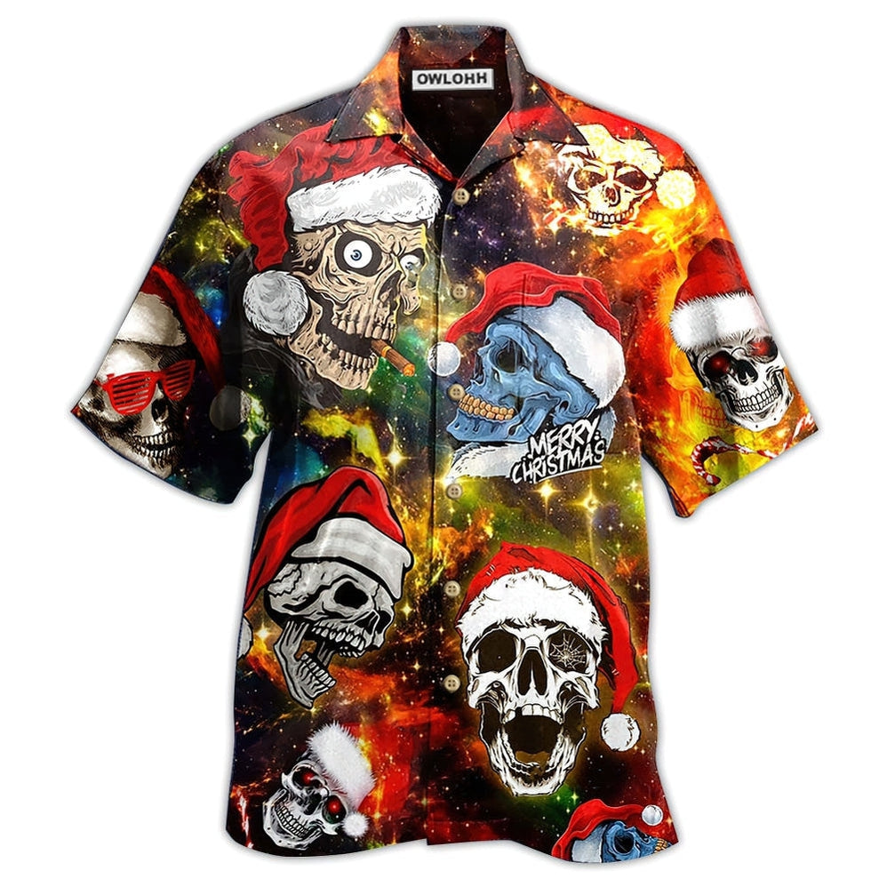 Skull Love Christmas Hawaii Shirt Ha106635