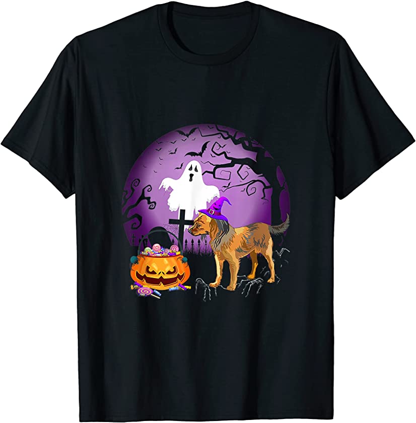 Russkiy Toy Dog Candy Pumpkin Halloween Lover T-Shirt