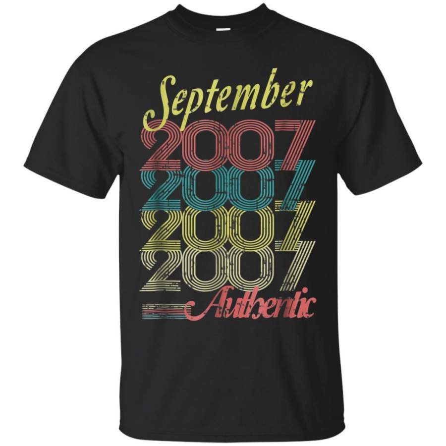 AGR Retro Vintage September 2007 Authentic 11th Birthday Tshirt Jaq T-shirt