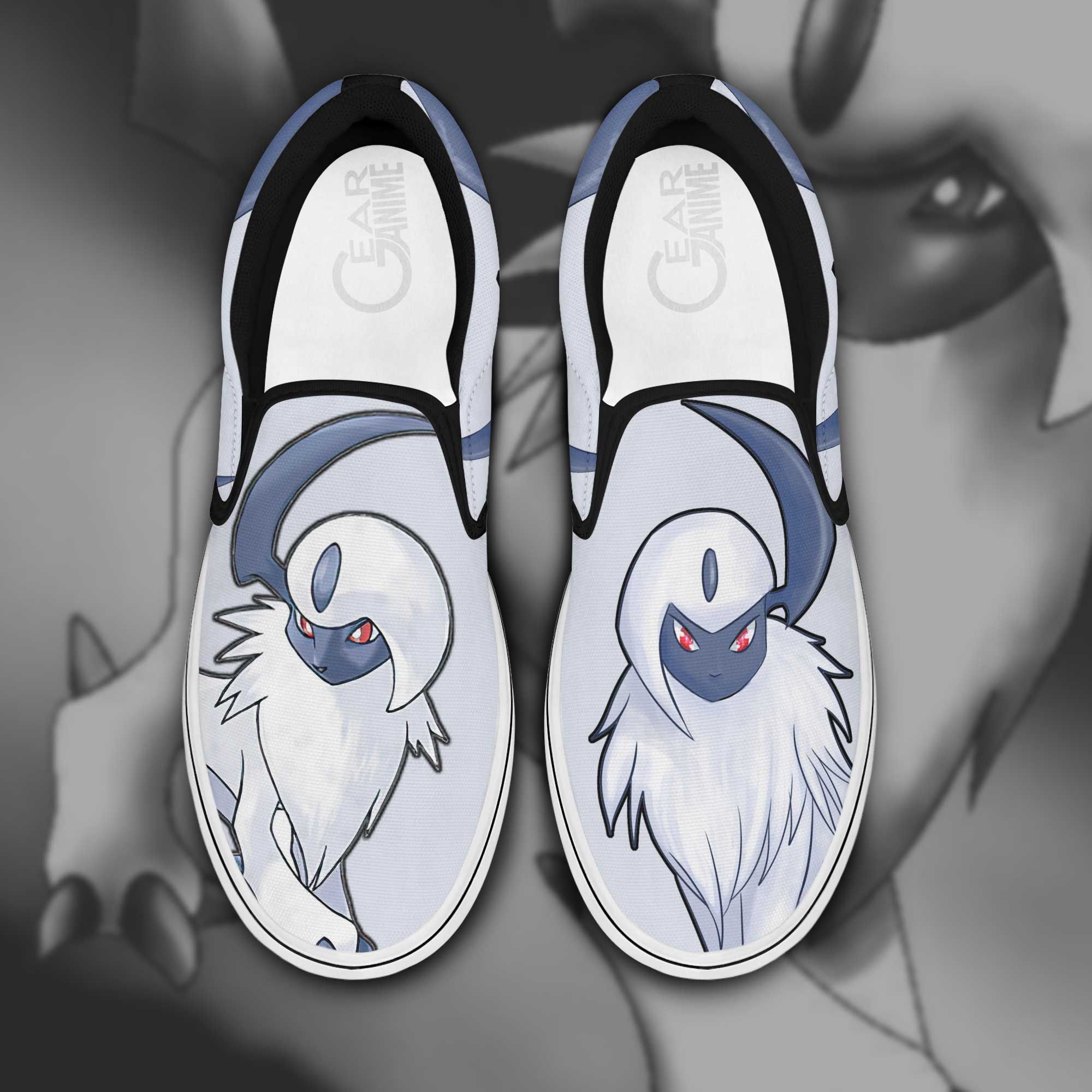 Absol Slip On Sneakers Pokemon Custom Anime Shoes Unisex Men Women