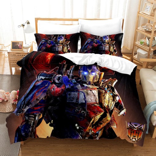 Transformers 27 Duvet Cover Pillowcase Home Decor 3D Bedding Set 1629