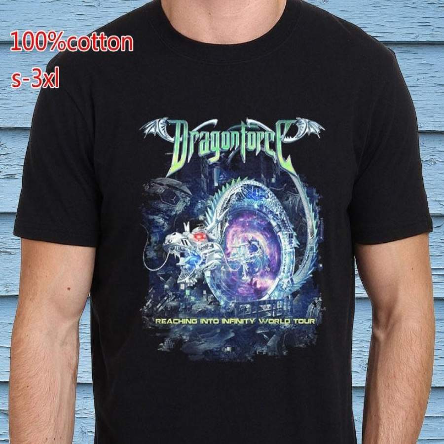 Dragonforce Reaching Into Infinity World Tour Men’s T-Shirt