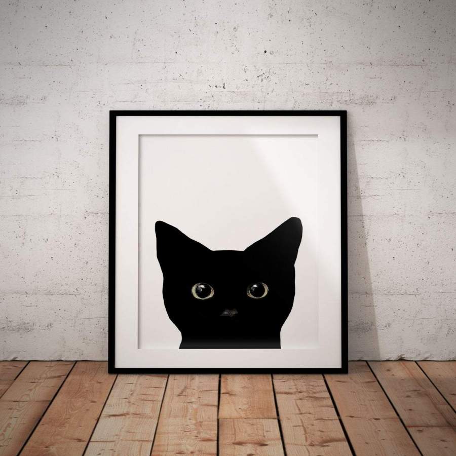 NTP1712 - Cat - Cute - Poster - Poster Art Design