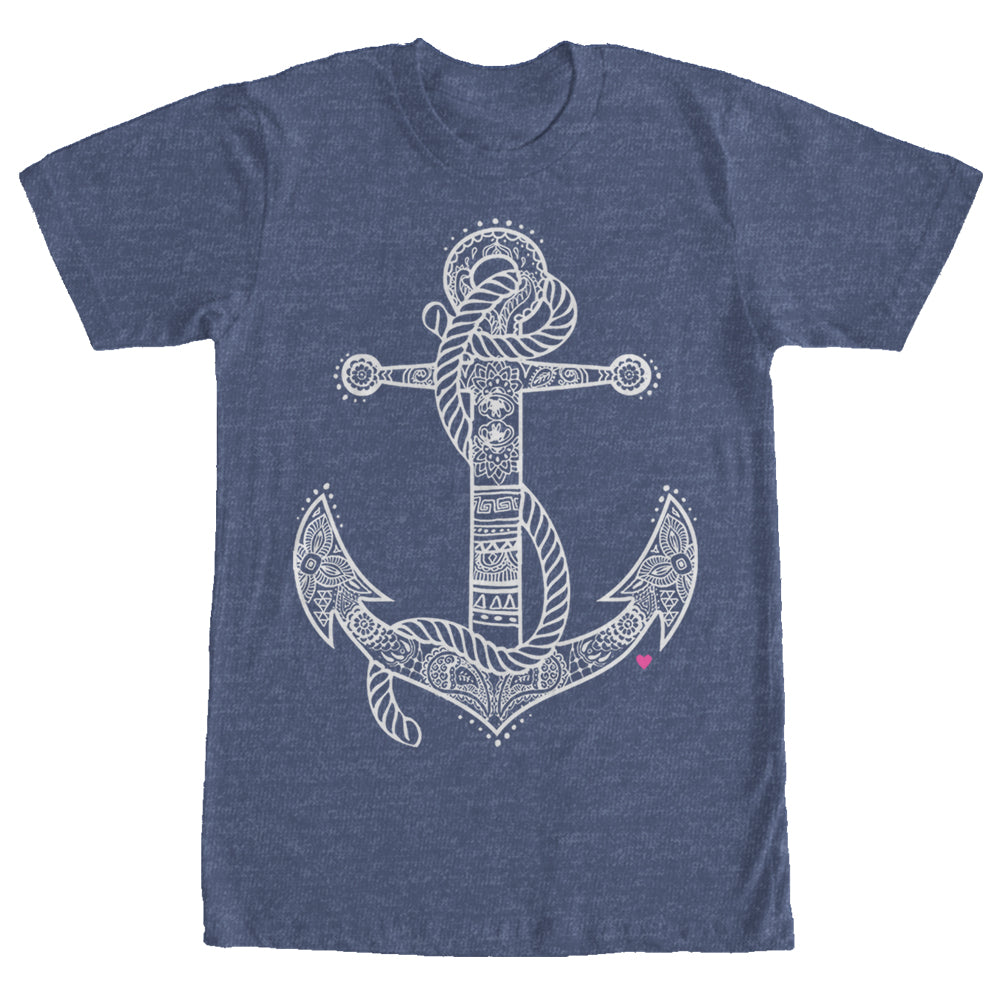 Chin Up Women’S Henna Anchor  Boyfriend Tee