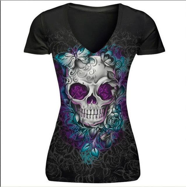 Flower Skull Shirt